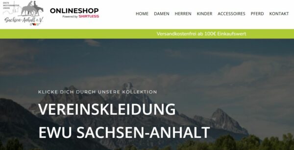 Wir haben einen neuen Fan Shop