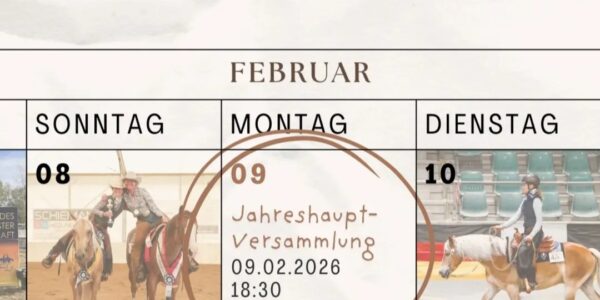 Einladung zur Jahreshauptversammlung 2026